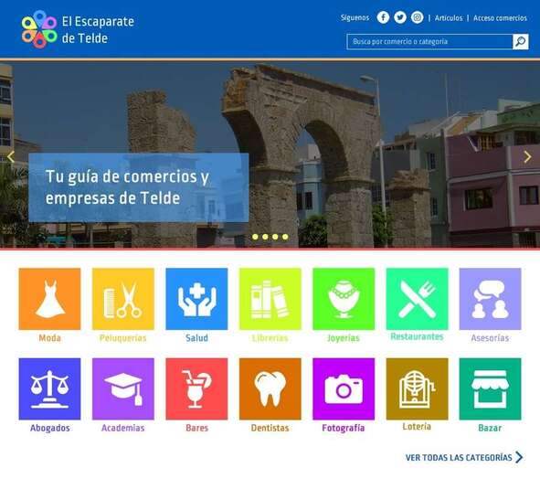 Portada del nuevo portal económico/TA.